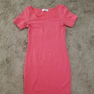 Bodycon Dress Coral